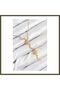 316L Stainless Steel Sun and Moon-Shaped Necklace with Zircon Stones, Gold Color, for Women, BX