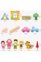 Set constructie din lemn 128 piese - Micii Constructori - 2