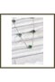 316L Steel Chain, Silver-Colored, Green, Baby Boy, Clover, Women's Necklace BX