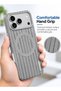 Apple iPhone 18 Pro 5G 2026 Magsafe Knitted Texture TPU Flexweave Woven Fabric Magnetic Case Cover - 3