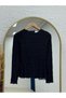 Mahşen Lined Lace Blouse - EK775 Black - 2