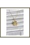 316L Stainless Steel Chain, Gold-Colored Teddy Bear Print, Adjustable Women's Necklace BX