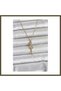 316L Stainless Steel Chain, Gold-Colored Sword-Style Women's Necklace BX