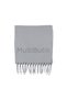 Women's Corded Fabric Shawl – Gray - 2