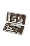 12-Piece Stainless Steel Manicure and Pedicure Care Set with Leather Case - 5