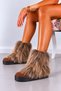 Nemrut Series Coffee-Colored, Fur-Trimmed, With a Thick Sole Women's Boots - 2