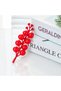Artificial Fan-Shaped Kokina New Year's Ornament, 6 cm (9-candle), Cherry Branch New Year's Christmas Tree Decoration - 4