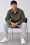 Men's Shirt Collar, Buttoned, Textured Casual Khaki Jacket - 6