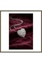 316L Stainless Steel Chain, Silver-Colored, Zircon-Set Women's Necklace BX