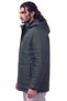 Men's Extra Large Size, Suitable for Weights Between 128 and 190 Kilo: Thick, Winter-Weight, Padded Memory Bettino Coat in Khaki 3 - 2