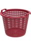 Plastic Wide Laundry Bin 50L With Handle Grips - 8
