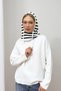 Striped Knit Balaclava Hat 94-22169