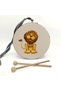 Leopard-Print Leather Children's Drum - Pink - 2