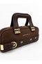 Women's Suede Shoulder Bag with Zip Detail and Gold Accents, Stylish Design, Crossbody Bag and Shoulder Bag 378025GNY - 7