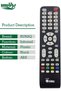 جهاز تحكم عن بعد بديل من KMC TV - متوافق مع أجهزة تلفزيون KMC Smart LCD LED - أسود - 2