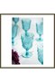 Acrylic Aquamarine Single Glass & Water/Soft Drink/Coffee Side Glass, 450 ml (Not Glass, BX)