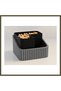 3D-Printed Pistachio Bowl - Dual-Chamber Shell Separator Serving Bowl - Gray/Black BX