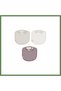 NessiWorld Muslin Bib Set of 3 60101 Stone Ecru Anthracite · Size: 0–18 Months · Color: Stone Ecru HB006