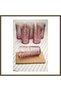 Acrylic Plum 6-Pack of Tall Glasses & Water/Soft Drink Glasses, 750 ml (Large Size & Not Glass BX)