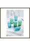 Acrylic Aquamarine Set of 6 Short Glasses & Water, Soft Drink, and Coffee Side Glasses, 400 ml (Glass Substitute BX)
