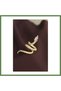 Adjustable Gold-Colored Zircon Snake Ring HB006
