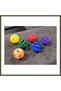 3D-Printed Cat Toy Ball Set: Interactive Cat Ball with Perforated Pattern, Assorted Colors, BX