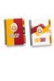 Licensed Binary A5 Spiral-Bound Planner and Notebook Set—Lined and Checked—Hardcover—School, Office—GS Design