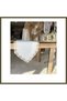 Lale Crepe 40x145 cm Coffee Tablecloth with French Lace Details, Elegant Design BX