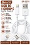 SF 0071 USB to Lightning Data Cable, Braided, Fast Charging - 2