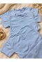 3-Piece Snap-Fastened Baby Bodysuit Set - 3