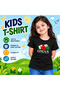 Oman Kids Girls T-Shirt | Round Neck Short Sleeve | Casual Everyday Wear - 4
