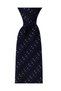 Navy Blue Tie with White Pattern – 8 cm wide - 6