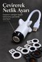 USB Projection Lamp with Changeable Pattern Card and Rocket Design - 3