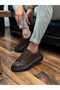 BayTuluk BT-X24 Light Brown Vegan Leather Black High-Top Men's Casual Sneakers - 4