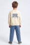 Dmb Boys' Jeans Set, Ages 4–9, Cream - 3