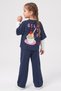 Dmb Girls' Oysho 3-Piece Set, Ages 4–9, Indigo - 3