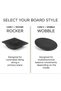 Rocker Board Stability and Balance Trainer, Textured Balance Exercise Board for Physical Therapy, Core Strengthening, Coordination and Fitness, Rocker and Wobble Styles - 6
