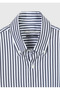 Navy Blue Regular-Fit Long-Sleeved Classic Woven Shirt - 8