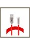 Konfulon S48 Lightning Cable, iPhone Compatible, 1M, 3A - Red BX