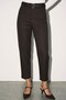 Bitter Coffee Belt Detail Trousers with Detailed Design - 3