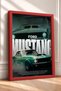 Green Classic American Muscle Car Framed Art Print Car Poster for Garage or Office Wall Decor OTO221 - 2