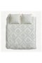 Boho Style Flannel Bed Linens 3PCS, Soft Comfortable Home Bed Set