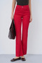 Red Boy Fit Raw Hem Jeans - 3