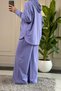 9290 - Stylish and Comfortable 2-Yarn Hooded Casual Women's Set - 3