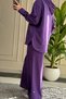 9290 - Stylish and Comfortable 2-Yarn Hooded Casual Women's Set - 4