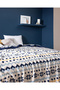Atelier Single Wellsoft Printed Blanket - Yellow/Blue - 3