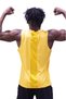 LiftRift Sleeveless Mens T-Shirt - Yellow - 2