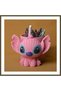 3D-Printed Knitted Pencil Holder - Cute Character Desktop Pen Organizer - Pink BX