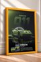 Pistachio Green German Race Car Framed Art Print Car Poster for Garage or Office Wall Decor OTO226 - 2