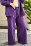 9290 - Stylish and Comfortable 2-Yarn Hooded Casual Women's Set - 6